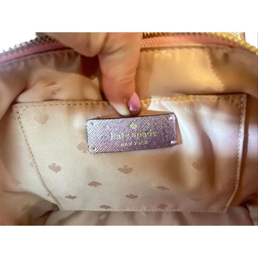 Kate Spade NY Pink Lola Glitter Tote and Wallet *SET* - Picture 9 of 10